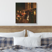 The Calling of St. Matthew, c.1598-1601 Canvas Afdruk (Insitu (Slaapkamer))