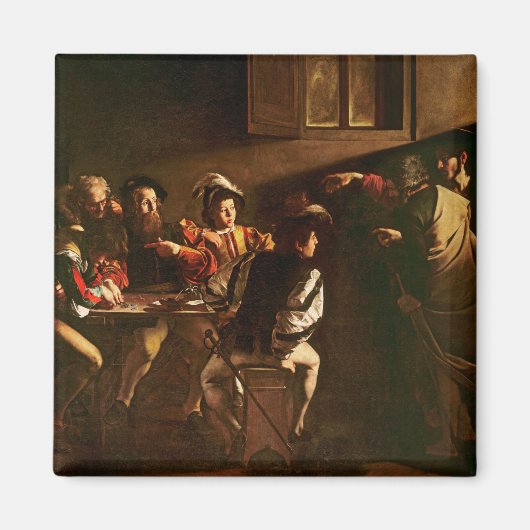 The Calling of St. Matthew, c.1598-1601 Magneet (Voorkant)