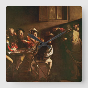 The Calling of St. Matthew, c.1598-1601 Vierkante Klok