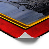 The Calm Sea - Galleon at Sail Poster (Hoek)