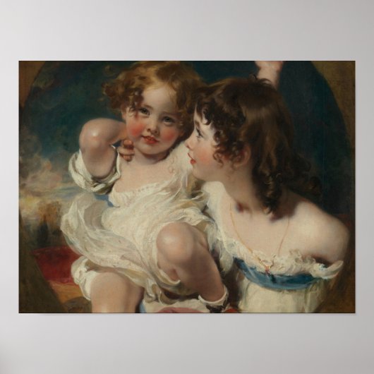 The Calmady Children (Emily, 1818-?1906, en Laura Poster (Voorkant)