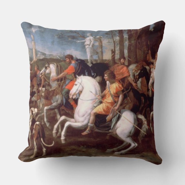 The Calydonian Boar Hunt, 1637-38 Kussen (Voorkant)