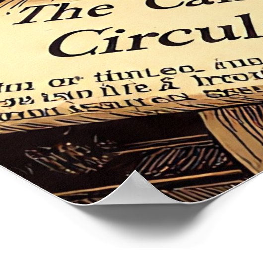 The Camelot Circular: Intricate Printing Press Poster (Hoek)
