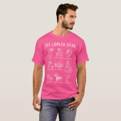 The Camera Sutra Funny Photography Photographer Gr T-shirt (Voorkant volledig)