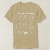 The Camera Sutra Kamasutra Photographer Cameraman  T-shirt (Design voorkant)