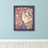 The Can Dance, Le Chahut van Georges Seurat Canvas Afdruk (Insitu (Houten vloer))