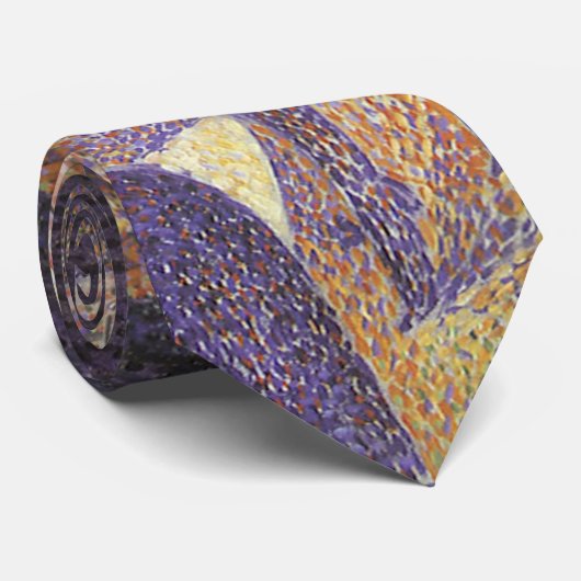 The Can Dance, Le Chahut van Georges Seurat Stropdas (Opgerold)