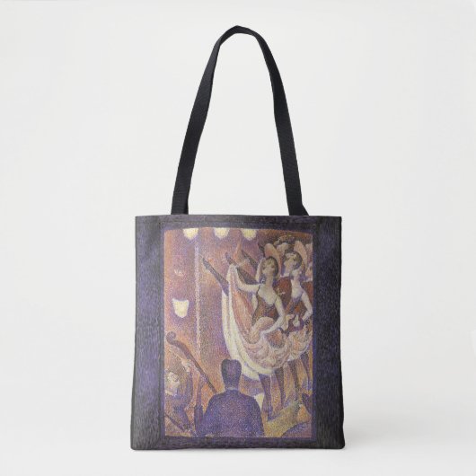 The Can Dance, Le Chahut van Georges Seurat Tote Bag (Voorkant)