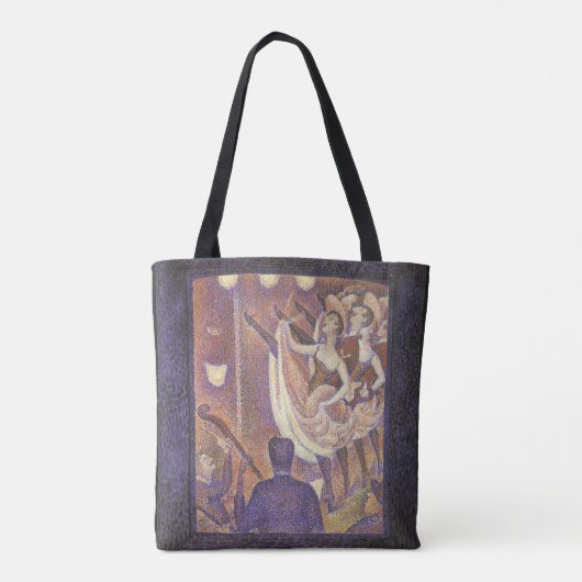 The Can Dance, Le Chahut van Georges Seurat Tote Bag (Achterkant)