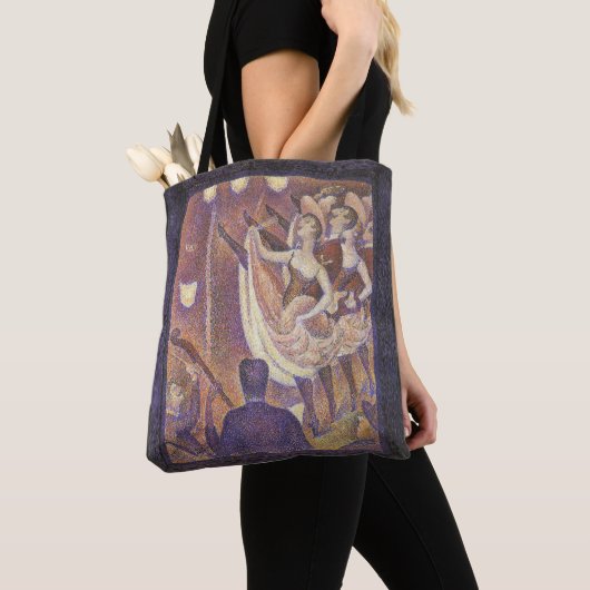 The Can Dance, Le Chahut van Georges Seurat Tote Bag (Dichtbij)
