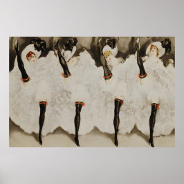 The Can" - de Art Deco-stijl van Louis Icart Poster