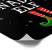 The Canadian Elf Group Matching Family Christmas C Poster (Hoek)