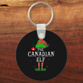 The Canadian Elf Group Matching Family Christmas C Sleutelhanger (Voorkant)