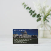 The Capitol building, Washington D.C., Verenigde S Visitekaartje (Staand voorkant)