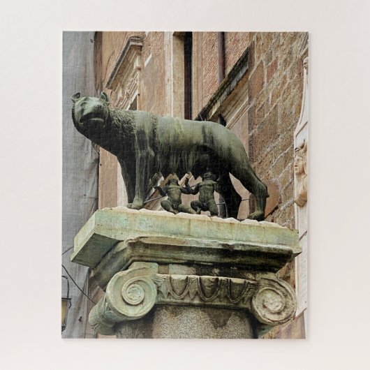 The Capitoline Wolf (Zij-Wolf), Rome, Italië Legpuzzel (Verticaal)