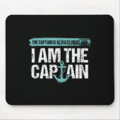 The Captain Is Always Right - Fun Boot Captain Gif Muismat (Voorkant)