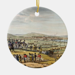 The Capture of Ulm, 17 oktober 1805, gegraveerd do Keramisch Ornament