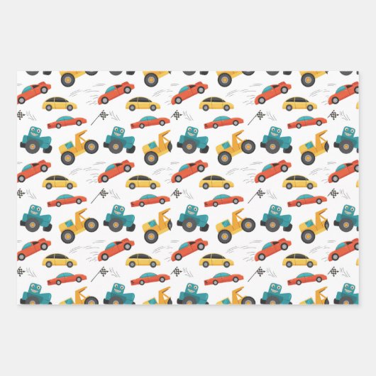 The Car series - Kids wrapping paper (Voorkant 2)