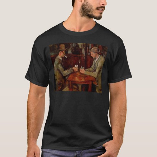 The Card Players, Claude Cezanne T-shirt (Voorkant)