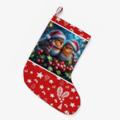 The Carol Singers Christmas Stocking Kleine Kerstsok (Voorkant (Hangend))