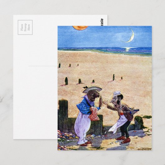 The Carpenter and the Walrus - Alice in Wonderland Briefkaart (Voorkant / Achterkant)