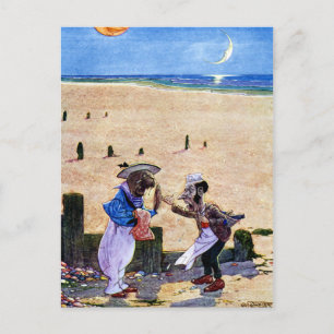 The Carpenter and the Walrus - Alice in Wonderland Briefkaart