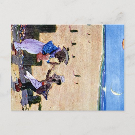 The Carpenter and the Walrus - Alice in Wonderland Briefkaart (Voorkant)