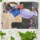 The Carpenter and the Walrus - Alice in Wonderland Theedoek (Gevouwen)