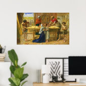 The Carpenter's Shop van John Everett Millais Poster (Thuiskantoor)