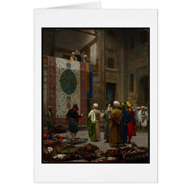The Carpet Merchant, c.1887 (olie op canvas) (Voorkant)