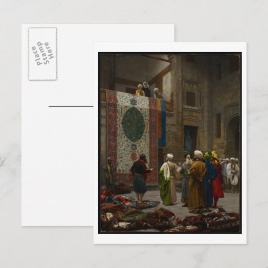 The Carpet Merchant, c.1887 (olie op canvas) Briefkaart (Voorkant / Achterkant)