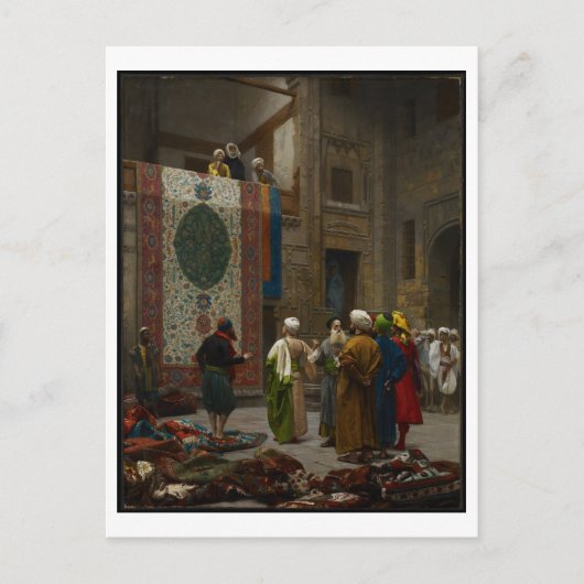 The Carpet Merchant, c.1887 (olie op canvas) Briefkaart (Voorkant)