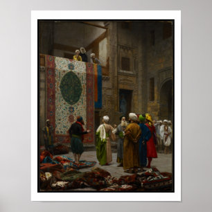 The Carpet Merchant, c.1887 (olie op canvas) Poster