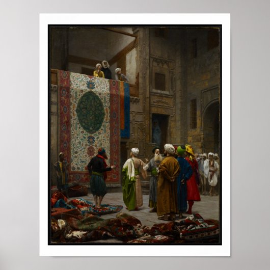 The Carpet Merchant, c.1887 (olie op canvas) Poster (Voorkant)