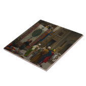 The Carpet Merchant, c.1887 (olie op canvas) Tegeltje (Zijkant)