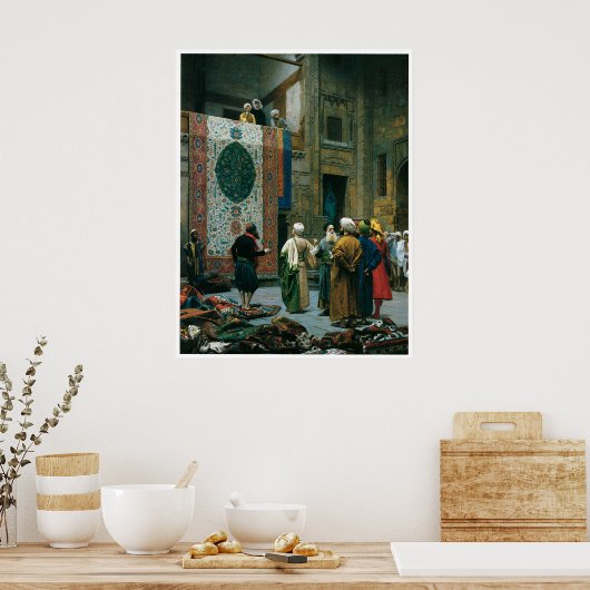 The Carpet Merchant, c. 1887 Poster (Keuken)