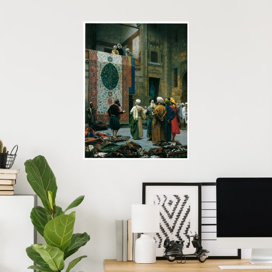 The Carpet Merchant, c. 1887 Poster (Thuiskantoor)