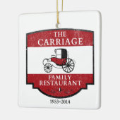 The Carriage House Restaurant La Mirada Keramisch Ornament (Links)