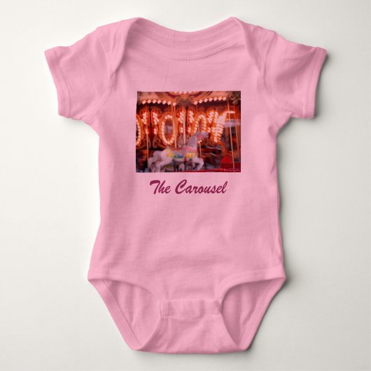 "The Carrousel" Baby Creeper Romper (Voorkant)