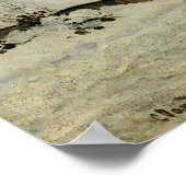 The Cart, of Road under Snow at Honfleur, 1865 Poster (Hoek)