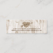 The Carved Heart Tree Wedding Collectie Website Mini Visitekaartje (Voorkant)