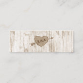 The Carved Heart Tree Wedding Collectie Website Mini Visitekaartje (Achterkant)