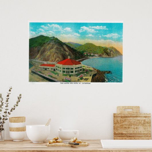 The Casino and Hotel St. Catherine Poster (Keuken)