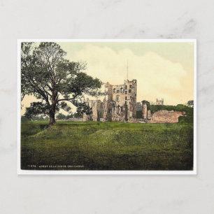 The Castle, Ashby-de-la-Zouch, vintage Pho, Engela Briefkaart