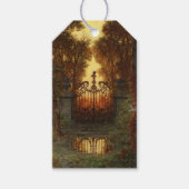 The Castle Gate (door Ferdinand Knab) Cadeaulabel (Voorkant)