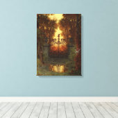 The Castle Gate (door Ferdinand Knab) Canvas Afdruk (Insitu (Houten vloer))