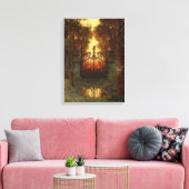 The Castle Gate (door Ferdinand Knab) Canvas Afdruk (Insitu (Woonkamer))