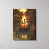 The Castle Gate (door Ferdinand Knab) Canvas Afdruk (Voorkant)