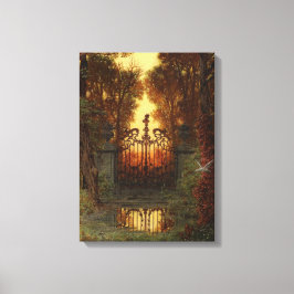 The Castle Gate (door Ferdinand Knab) Canvas Afdruk