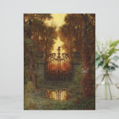 The Castle Gate (door Ferdinand Knab) Kaart (Staand voorkant)